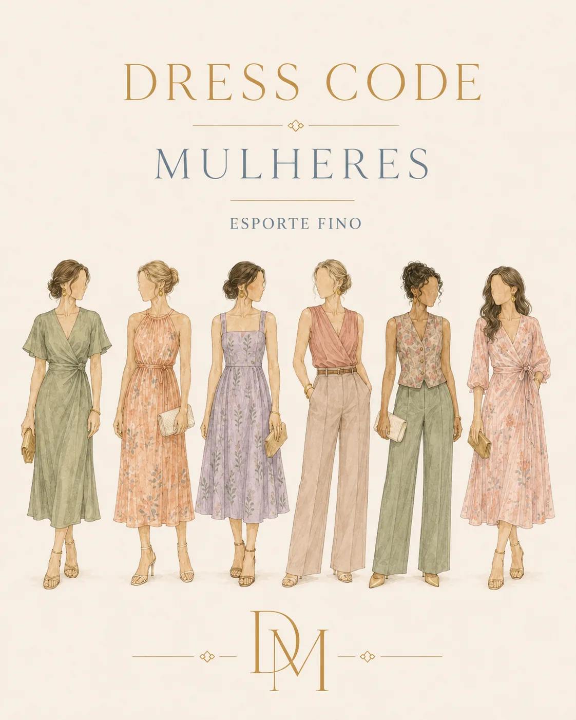 Dress code esporte fino — mulheres